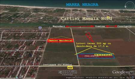 navodari - lot teren 500 mp - cel mai ieftin din zona 1