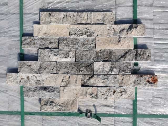 Piatra decorativa travertin silver