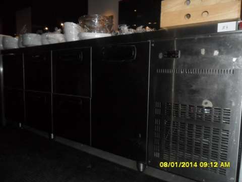 Masa Rece de Lucru Inox cu 7 compartimente Marca Inomak