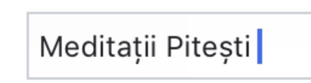 Meditatii limba romana Pitesti