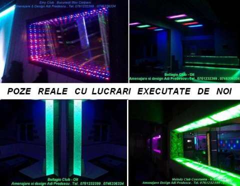 lumini club led rgb pixeli 8