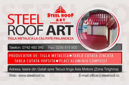 fabrica de tigla metalica steel roof artus ( produs finlandez) 1