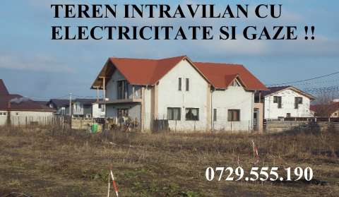 vand teren intravilan pentru casa cu suprafata de 350mp Berceni