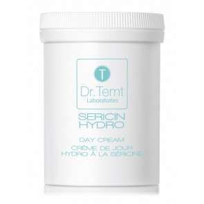 crema hidratanta de zi cu sericina si acid hialuronic hidro silk dr. temt 2