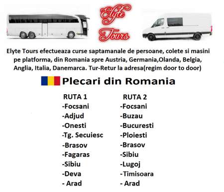 Transport persoane si colete in Europa