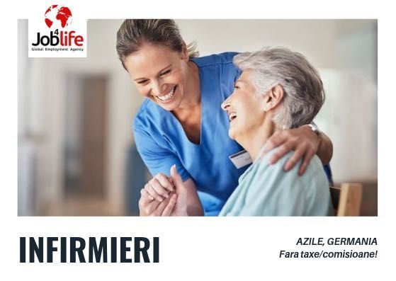 Ingrijitori azile Pflegerin 2100 eur brut + 10- 15 euro net/ zi diurna 