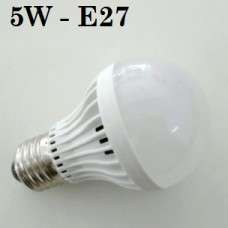 5W Becuri cu LED E27 - Alb Cald