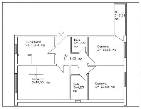 apartament 3 camere 2