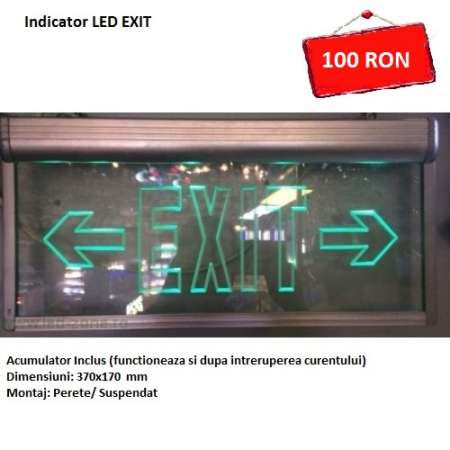 indicatoare led exit, toilets, hidrant 1