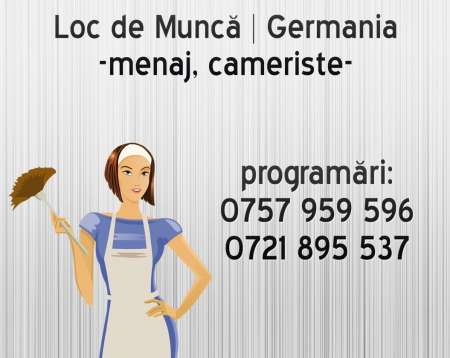 angajari germania menajera 