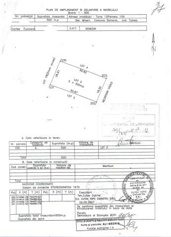 Tulcea - teren extravilan situat in Mineri