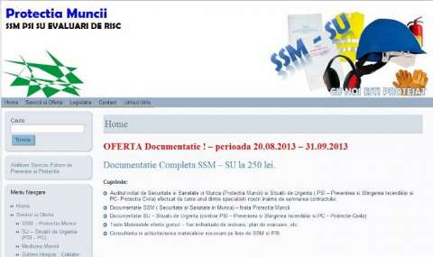 Documentatie completa SSM PSI SU 250 lei