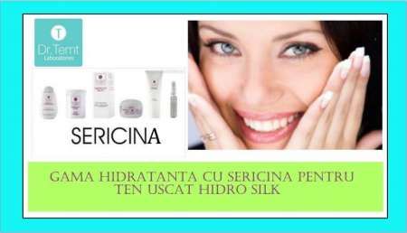 masca hidratanta cu sericina ulei de migdale si vitamina e hidro silk dr. temt 5