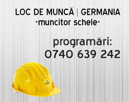 Montator schele â€“ Germania, 1600E