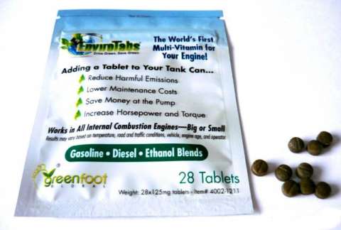 Vand tablete EnviroTabs, consum carburant redus 25% 