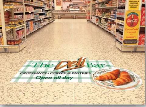 Floor sticker - AGA Media