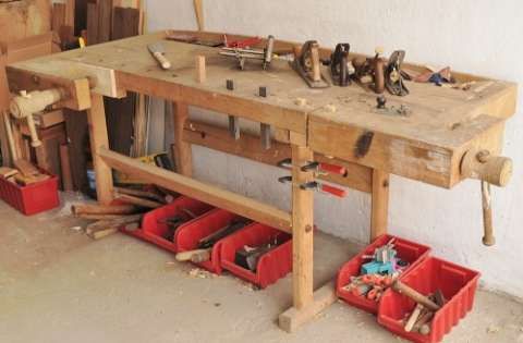 Vand banc lucru lemn masiv