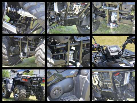 atv hunter sxl / 4x4 / winch / 4x suspensie 2